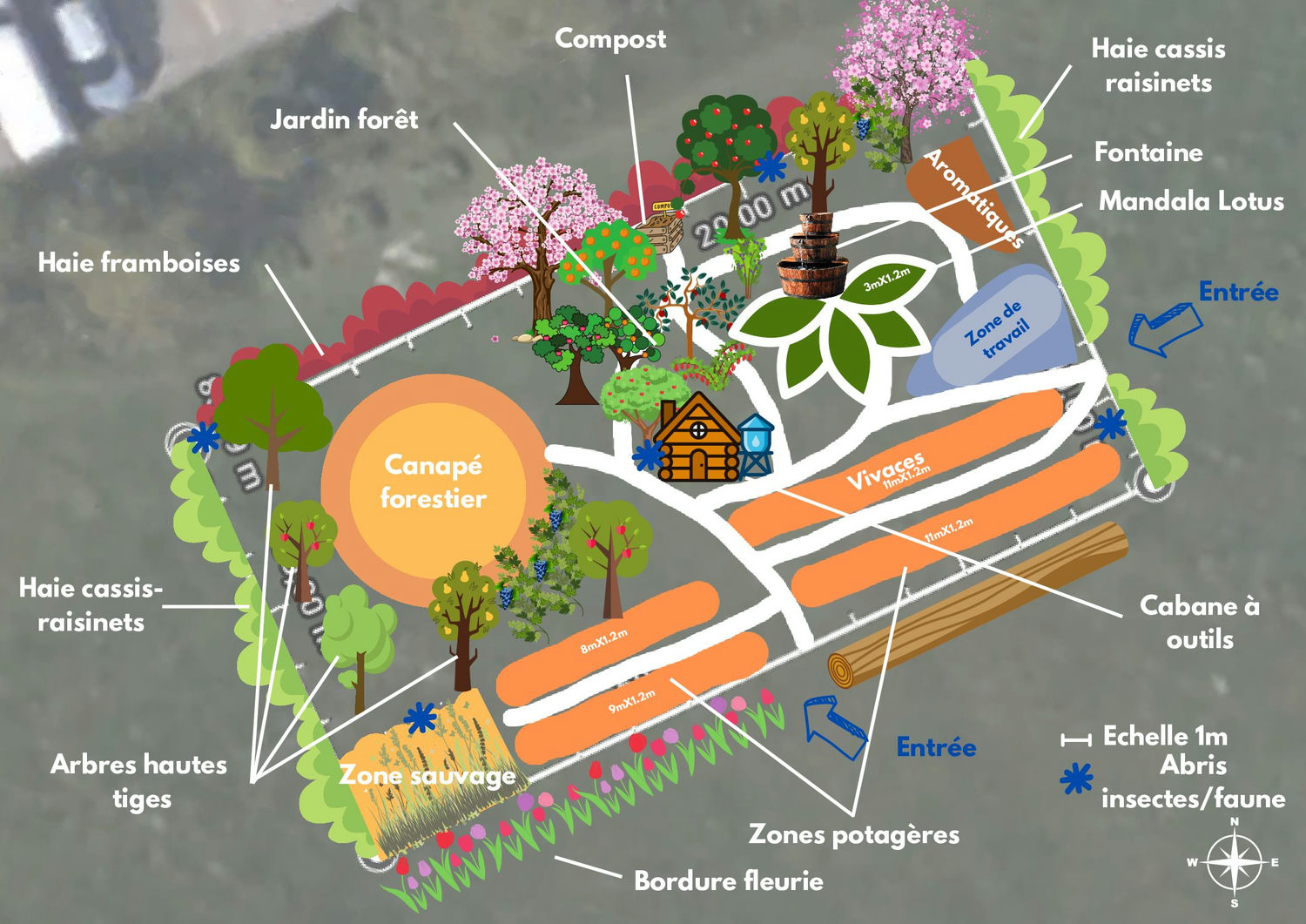 « L’Ecolieu » – Un jardin forêt pour remplacer la salle de sciences – Gland