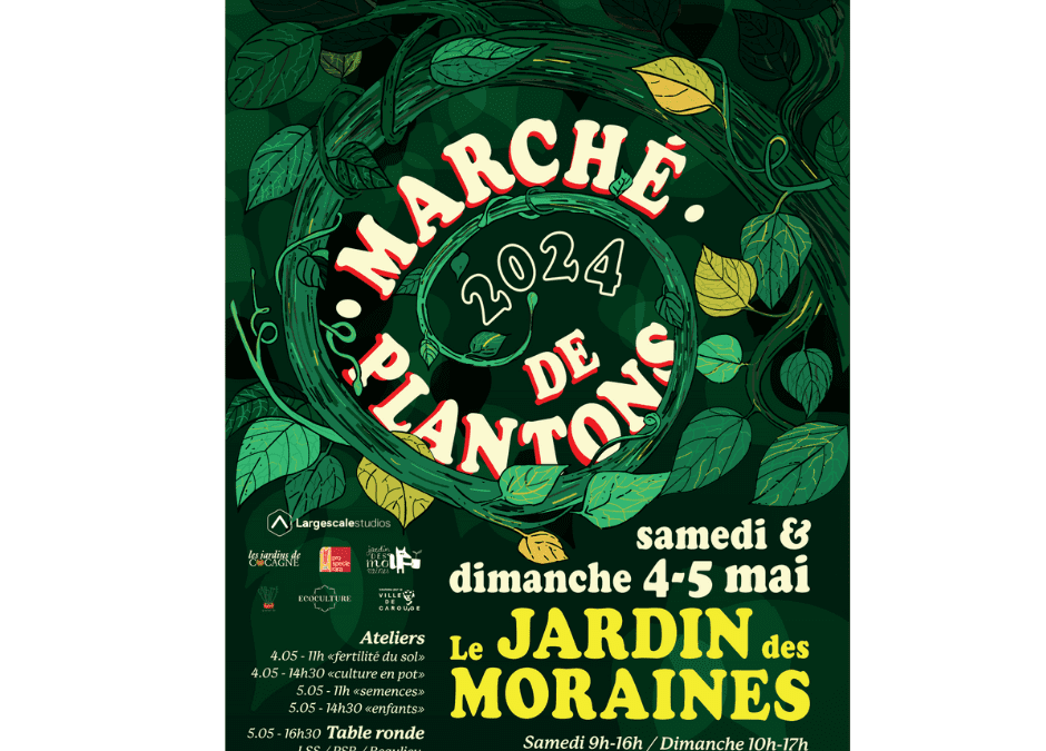 La fête du printemps au Jardin des Moraines – 4 et 5 mai 2024
