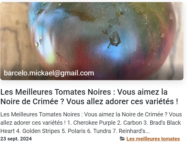 Top 10 des meilleures tomates noires